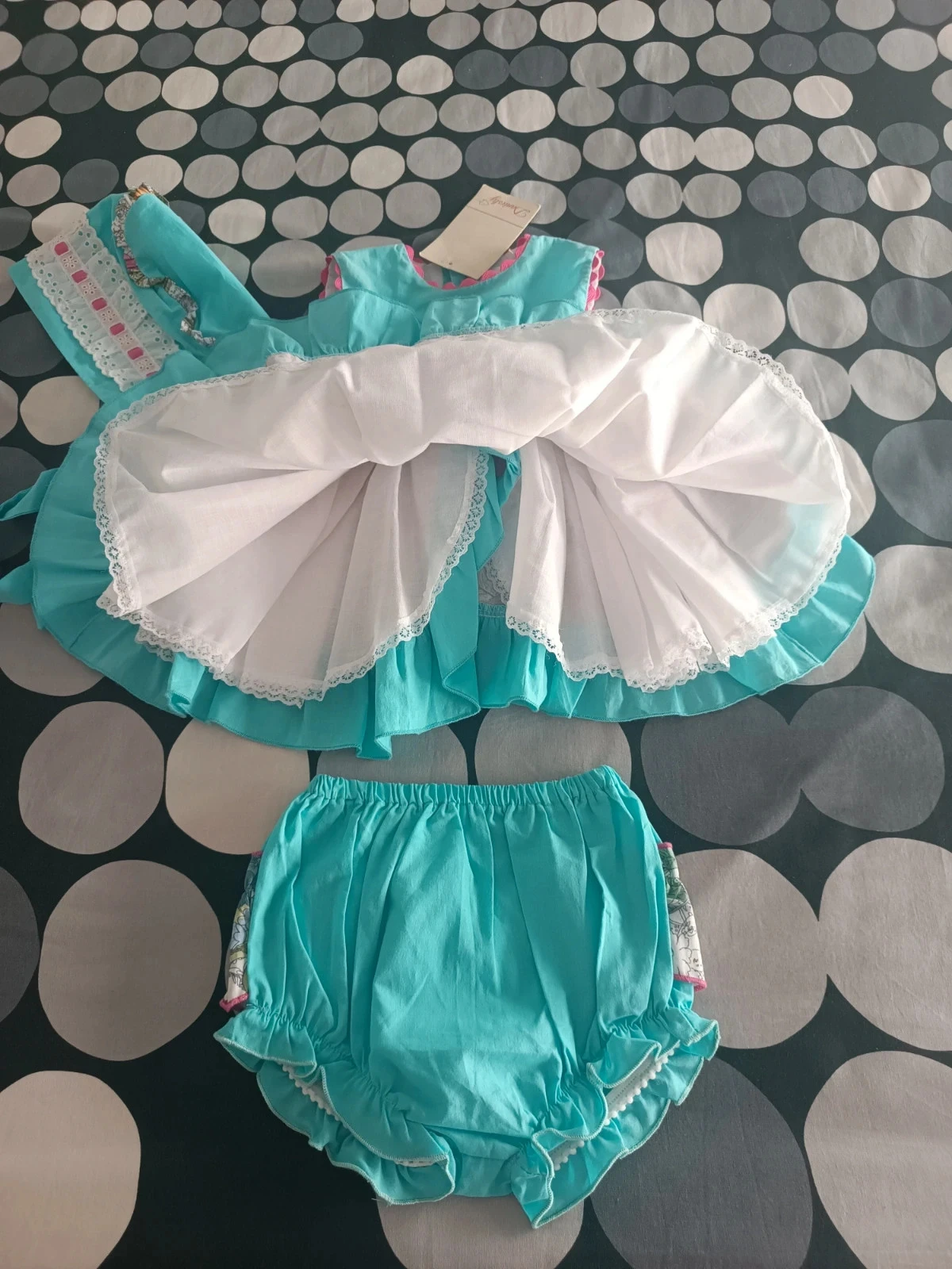 Conjunto Daniesty 12 meses - Azul Turquesa & Floral Encantado 💕 – photo 6